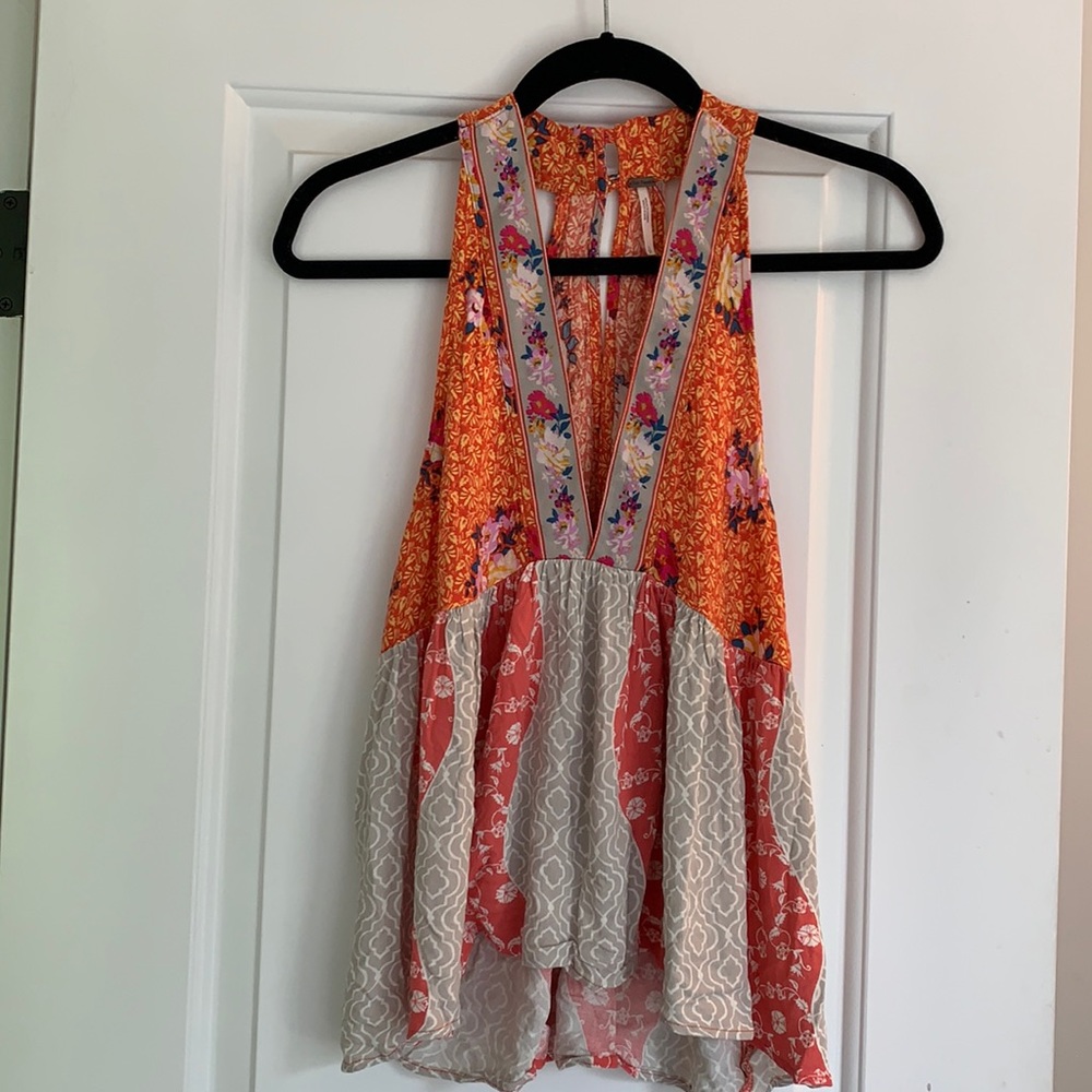 Free People Flowy Blouse/ Tank